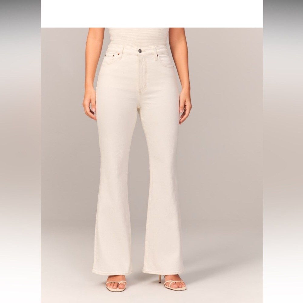 Abercrombie and Fitch Curve Love High Rise Vintage Flare Jeans